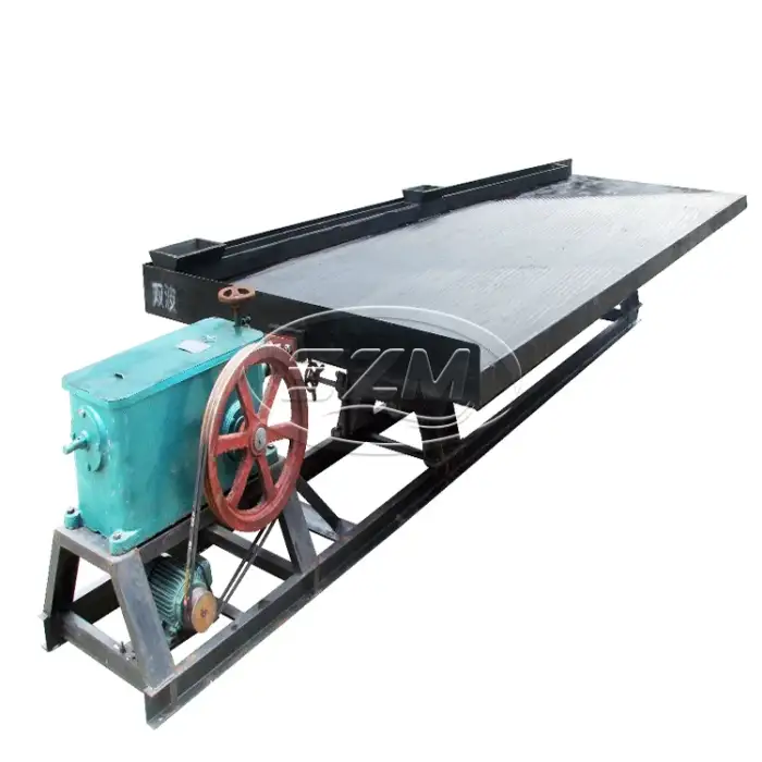 Small Scale Gold Mining Equipment Shaking Table Gold Separation Gravity Mineral Vibration Separator Machine