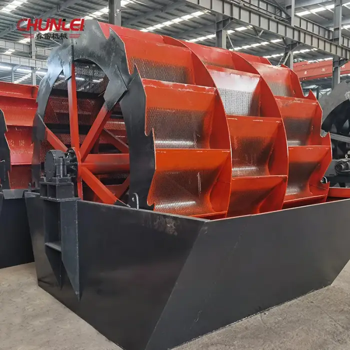 Wheel Bucket Sand Washing Machine Mountain Sand Water Wheel Sand Washing Machine