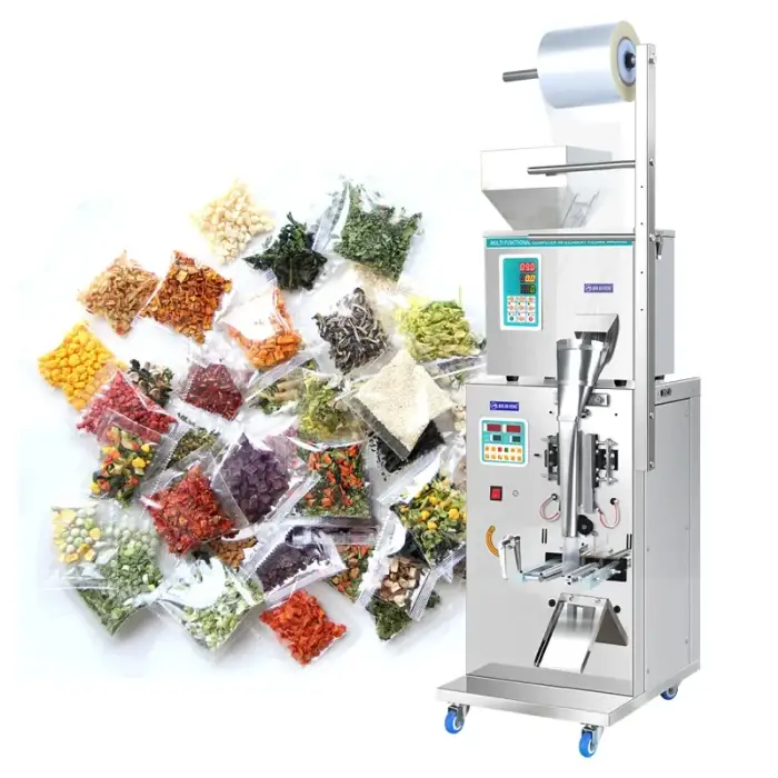 Dehydrated fruits and vegetables bag spice sachet filling packaging machine