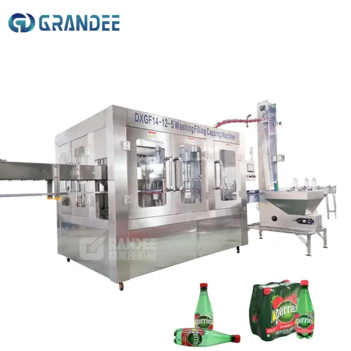 semi carbon drinking filling machine 3 in 1 carbonated filling machine filling and capping machine for carbonated drink