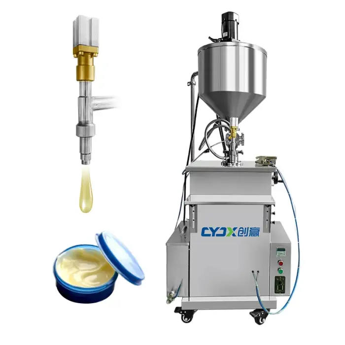 CYJX cream fill machine semi automatic filling machine semi automatic liquid filling machine