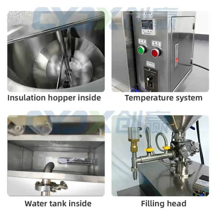 CYJX cream fill machine semi automatic filling machine semi automatic liquid filling machine