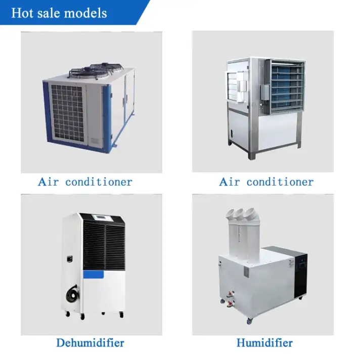 Commercial air conditioner for mushroom grow room