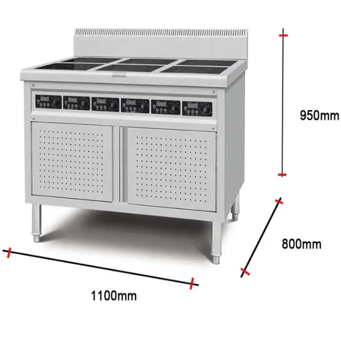 3.5kw Restaurant Induction Stove Kitchen Electric Cooking