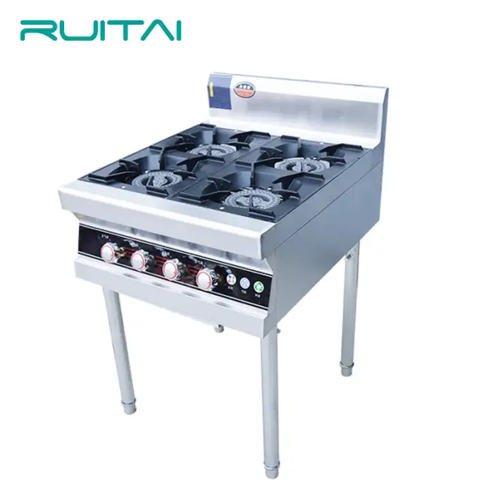 RUITAI 48 inch Gas cooking with 6 burners for commercial use