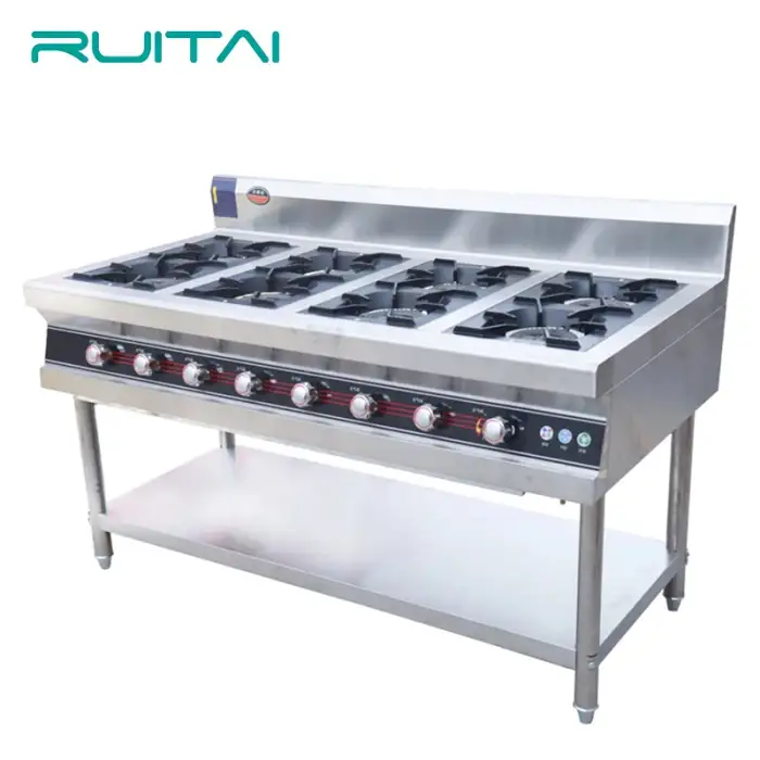 RUITAI 48 inch Gas cooking with 6 burners for commercial use