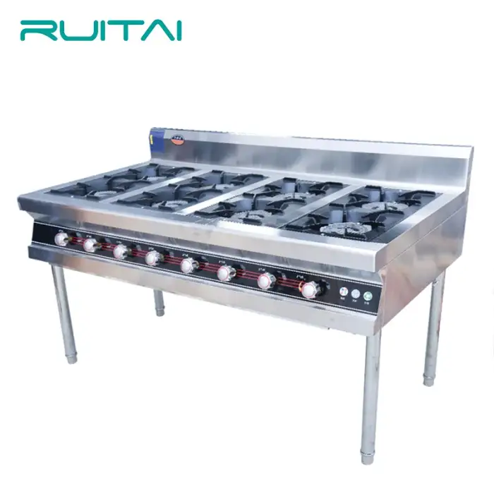 RUITAI 48 inch Gas cooking with 6 burners for commercial use