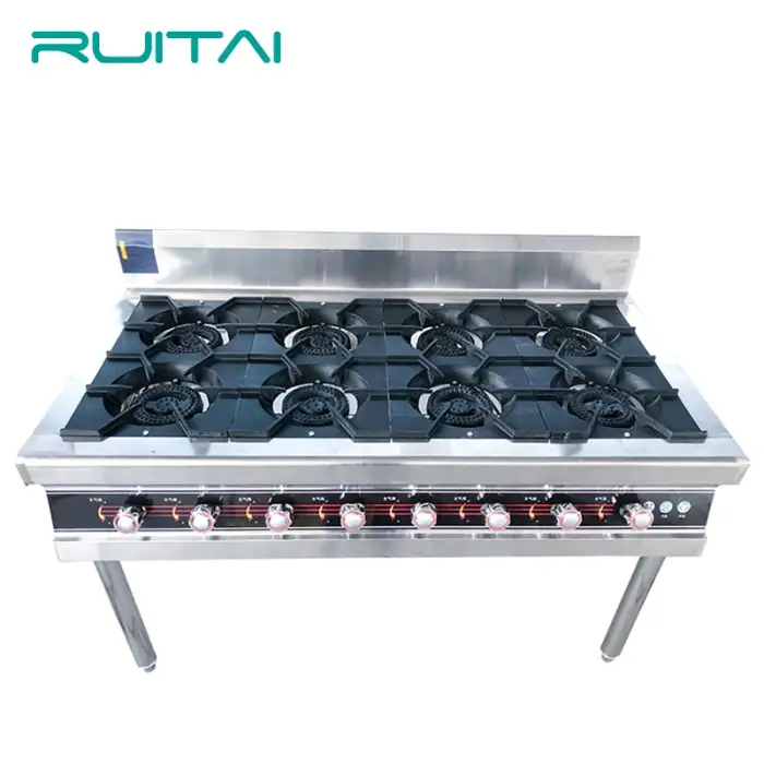 RUITAI 48 inch Gas cooking with 6 burners for commercial use