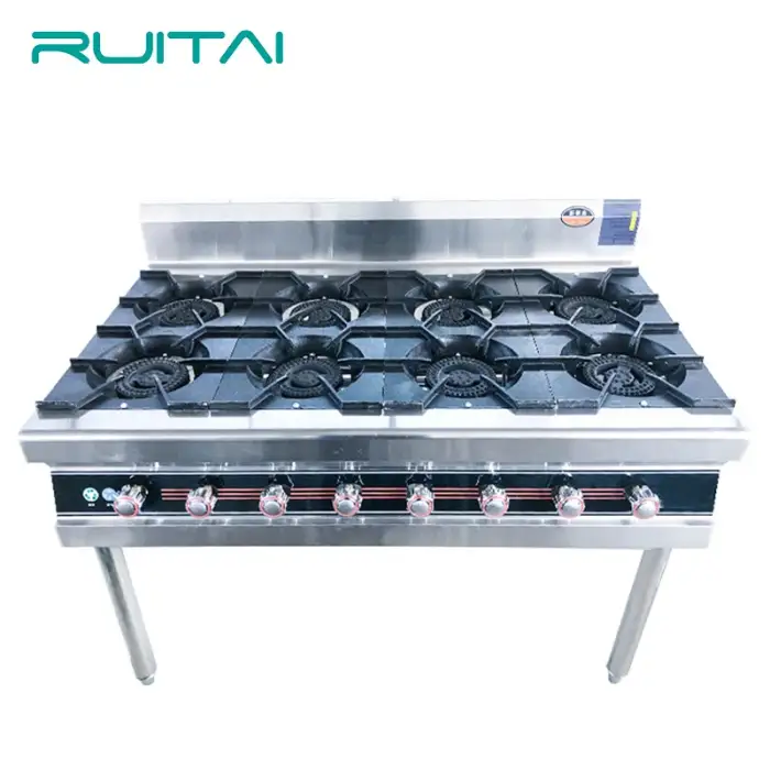 RUITAI 48 inch Gas cooking with 6 burners for commercial use