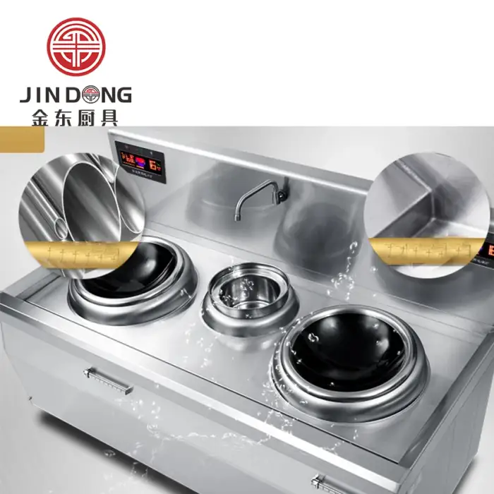 Stainless Steel Commercial Gas Cooking Stove Gas Food Steamer