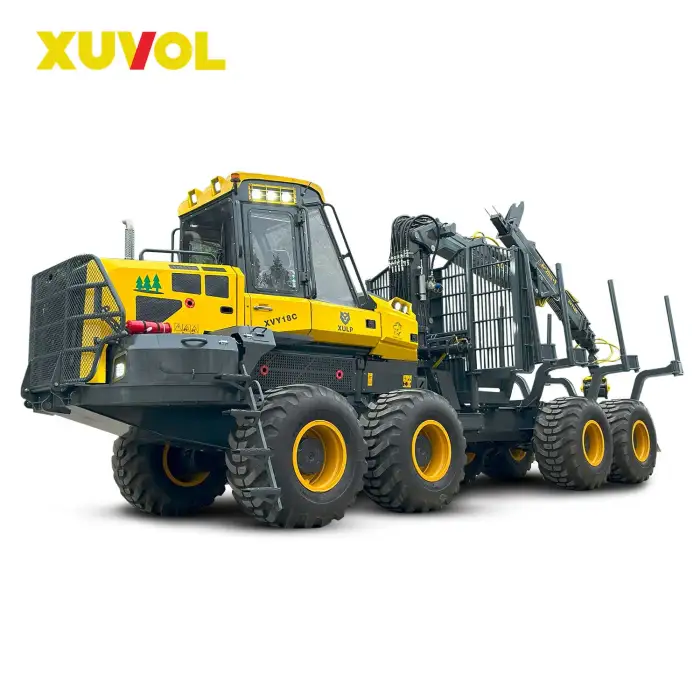 XUVOL XVY18C Combined Collector Timber Transportation Load 18T Forestry Harvesters Forwarders Trailers