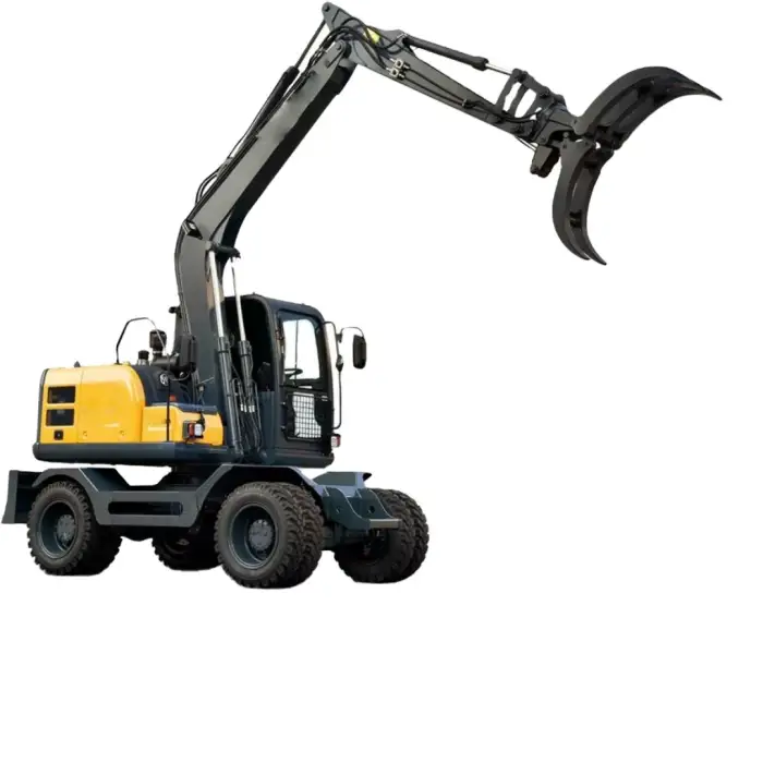 XVW-105  9 ton Wheel Excavators Small Forestry Excavator