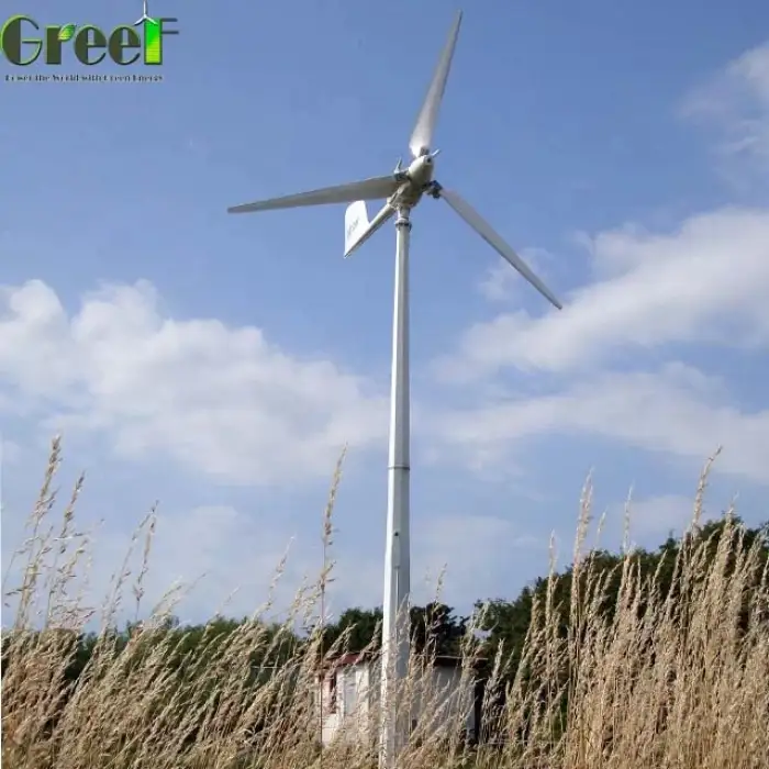 5kW wind speed pitch control wind turbine magnet generator price for home