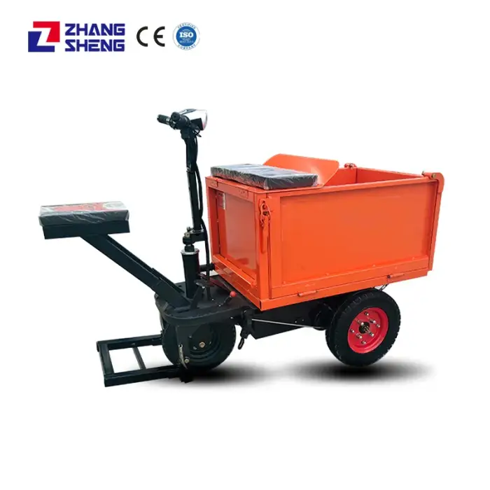 2022 power wheel barrow mini dumper 4x4 electric wheel barrow tracks