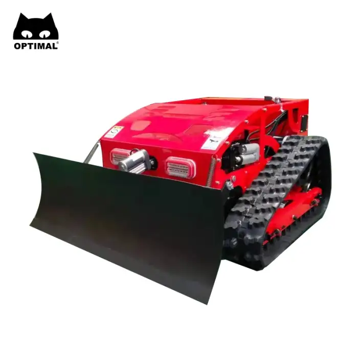 Fast delivery Home Use Mini Gasoline Remote Control Lawn Mower Mini Automatic Crawler Lawn Mower zero turn