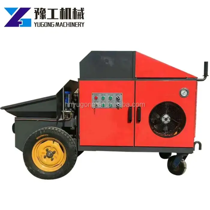 Cement Pumps For Construction Electric Mobile Trailer Concrete Pump