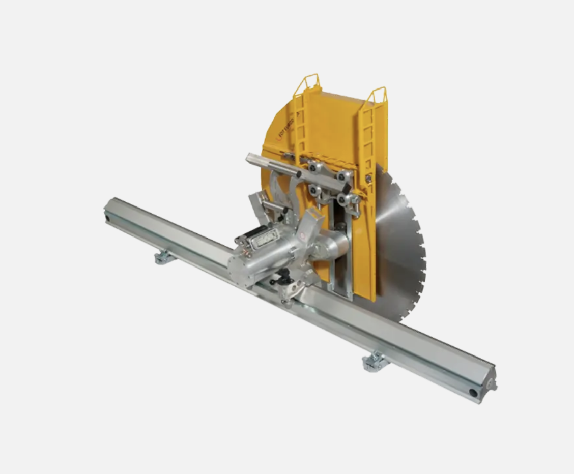 High efficiency hydraulic rock cutter concrete wall saw