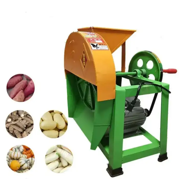 Hand Cranked And Electric Motor Automatic Dual Use Vegetable