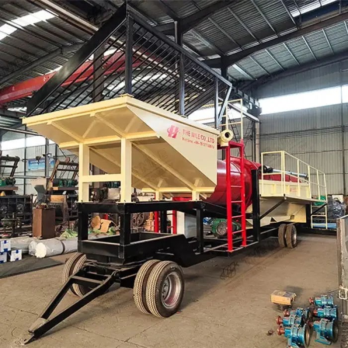 Mobile Alluvial Gold Washing Plant Gold Wash Plant Gold Mining Machine