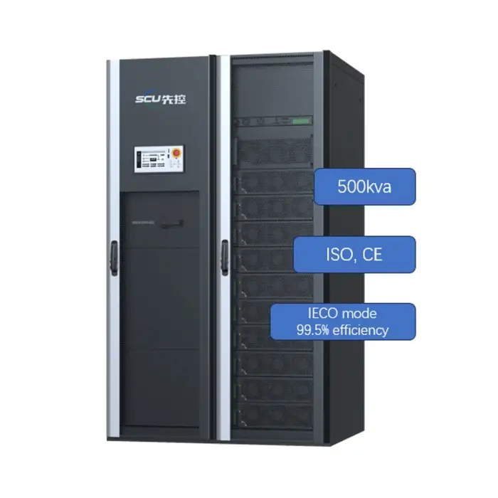 SCU 500kva 3-phases UPS uninterruptible power supply for data center