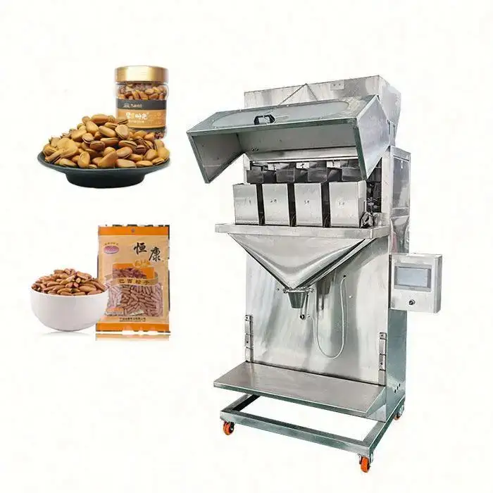 Filling machine 100g-1kg  grain weighing sack closer packing machine