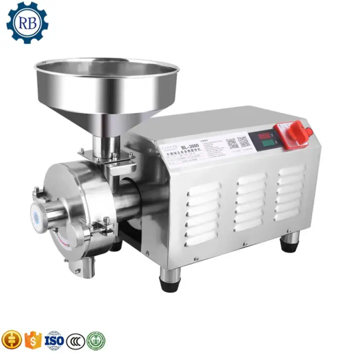 3000W high speed grains grinding machine herbal milling machine spice powder milling machine