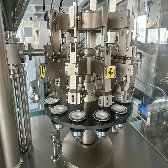 compact design laminated tube filling sealing machine