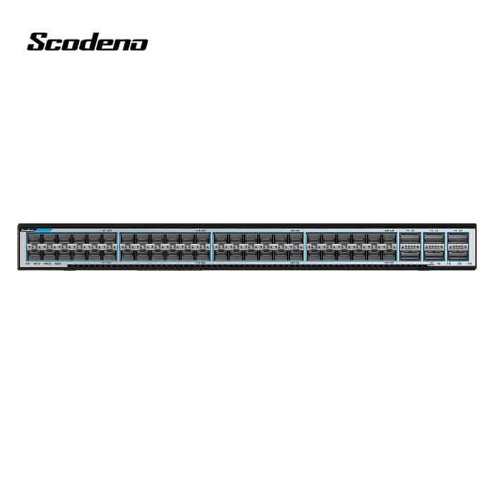 28 ports Data Center Switch Network 48x SFP28+6xQSFP  S200-48X6Q-AC