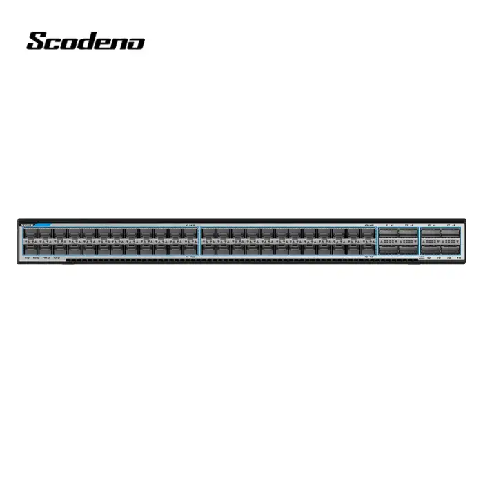 28 ports Data Center Switch Network 48x SFP28+6xQSFP  S200-48X6Q-AC