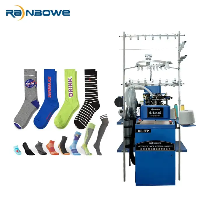 Automatic School Socks Making Machine For Making Stockings Sock Machine Price