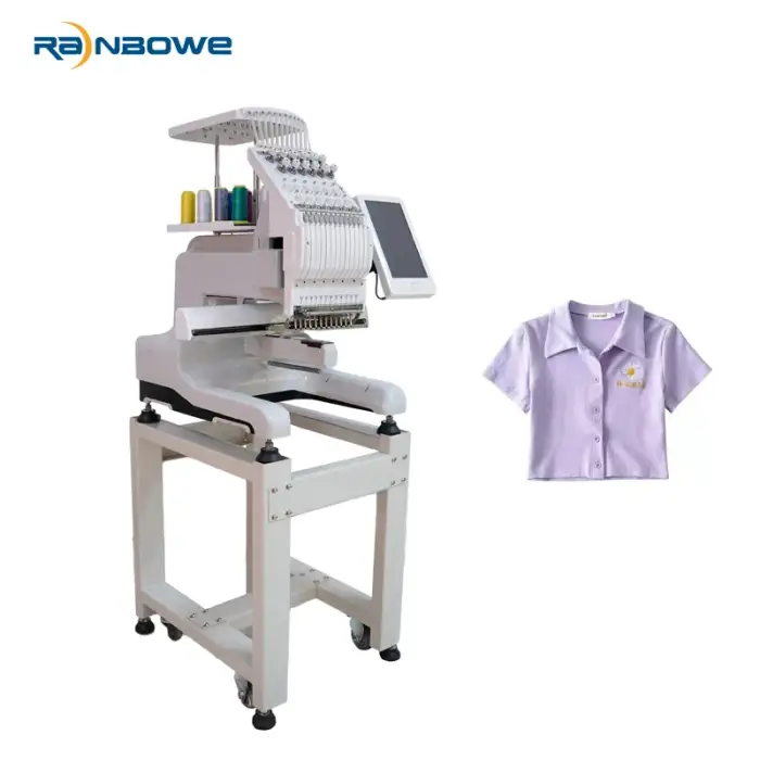 Automatic T-shirt Embroidery Machine Prices Computerized for Sale