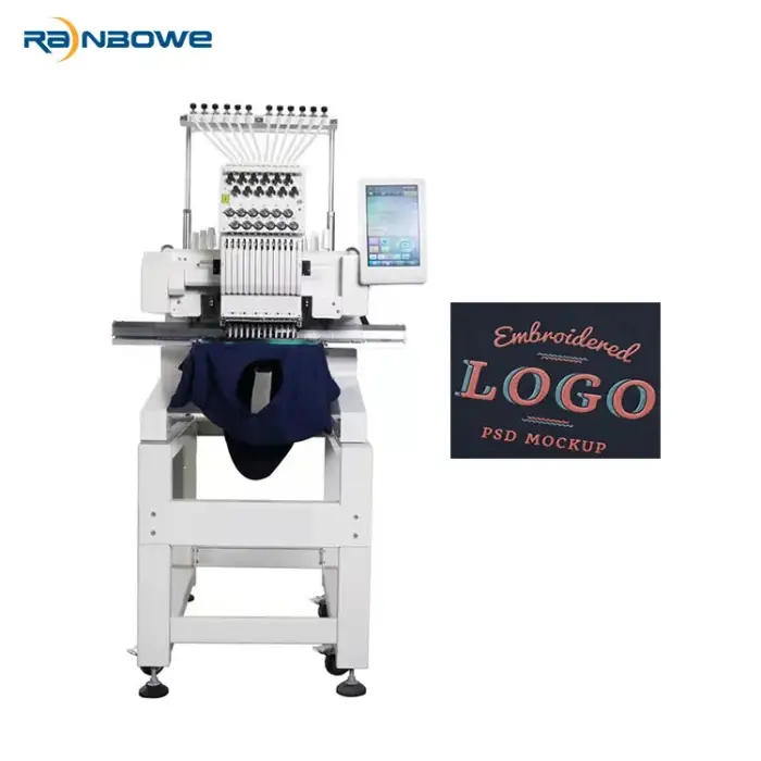 Automatic T-shirt Embroidery Machine Prices Computerized for Sale