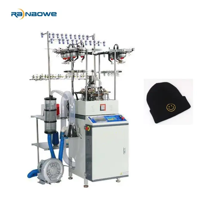 Circular High Speed Automatic Hat and Scarf Knitting Machine