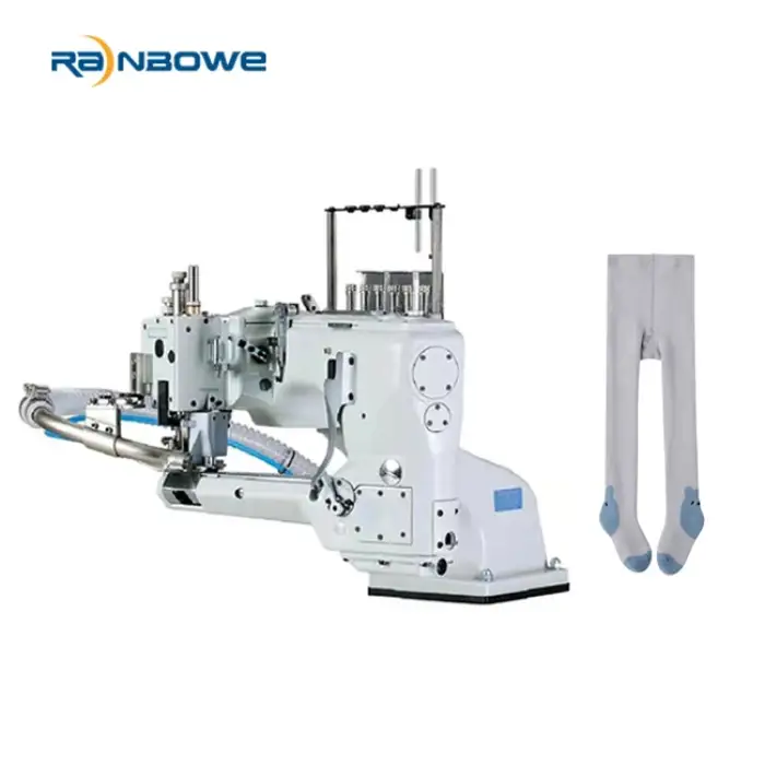 4-Needle 6-Thread Flat-Steamer Feed-Off-The-Arm Pantyhose Sewing Machine