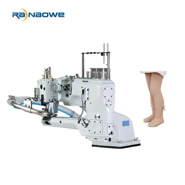 4-Needle 6-Thread Flat-Steamer Feed-Off-The-Arm Pantyhose Sewing Machine