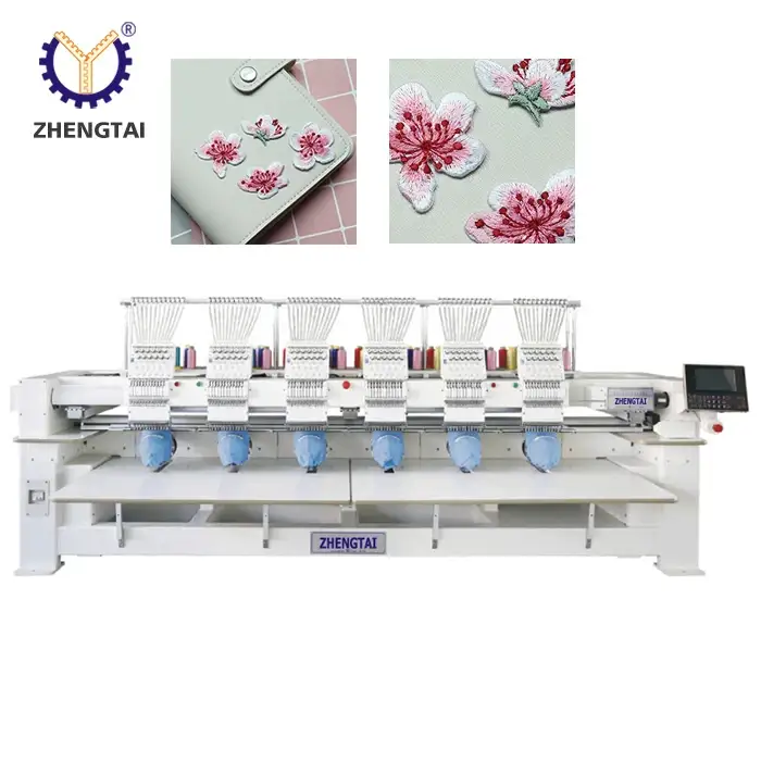 Zhengtai High Speed Single Head Clothes Embroidery Machine for Hat Flat Embroidery