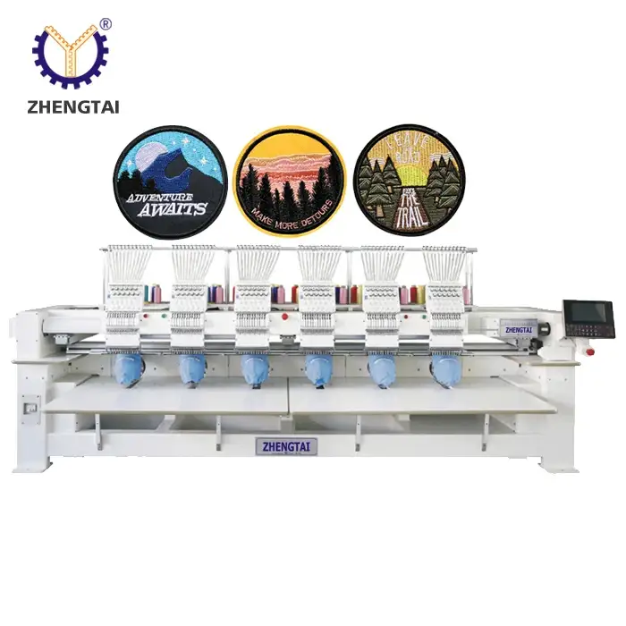 Zhengtai High Speed Single Head Clothes Embroidery Machine for Hat Flat Embroidery