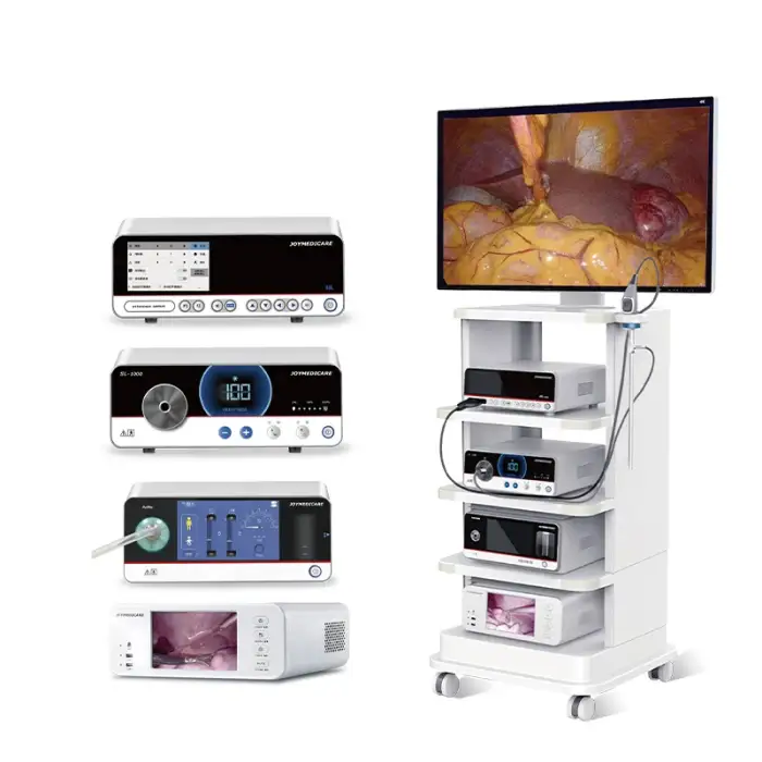 4K UHD Medical Endoscopy System Laparoscopic Tower for Rigid Surgery Arthroscope Spine Camera Machine with LED Light Source