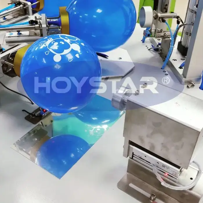 automatic screen printer 2 color latex balloon silk printing machine for sale