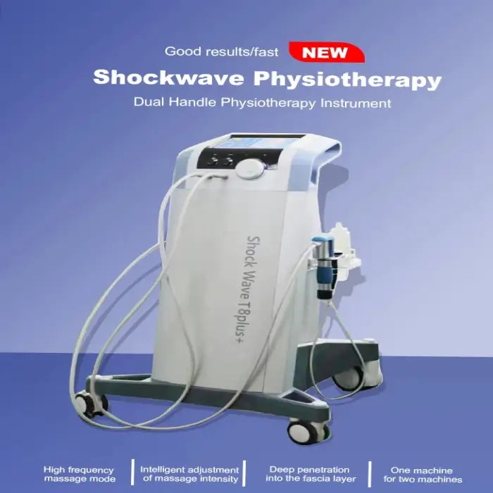 Physio Shock Wave Instrument 1-21 levels Pulses with Multi-Head