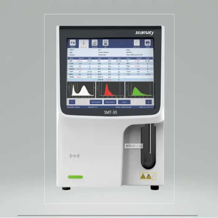 SMT30 Clinical Blood Testing Cbc Blood Test Hematology Analyzer