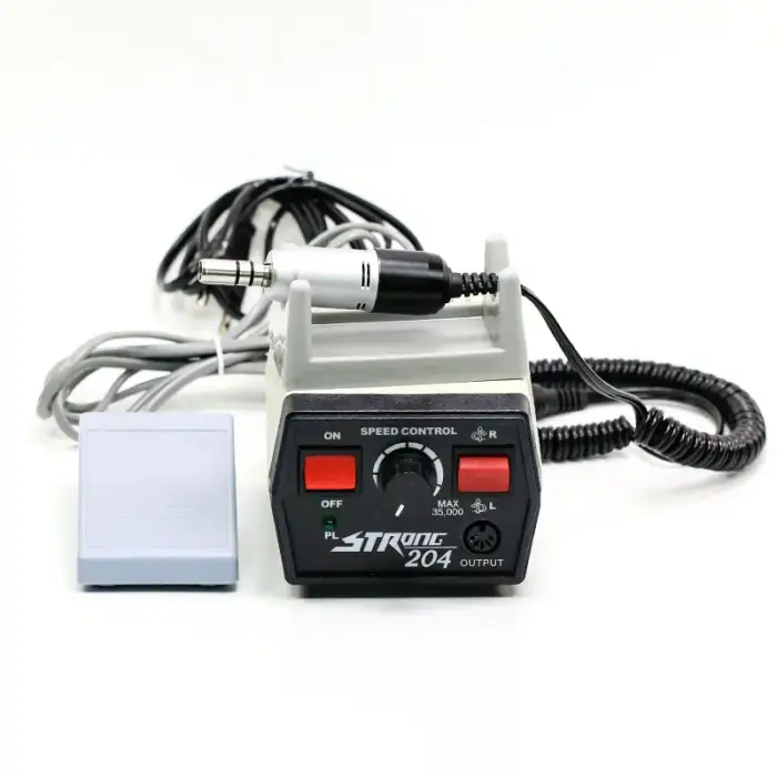 Dental Machine Strong 204 E-Type Handpiece Dental Lab Polishing Electric  35000RMP dental micro motor micro nx