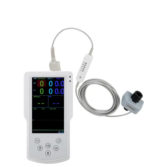 Handheld  anesthesia agent analyzer flow sensor anesthesia gas monitor machine