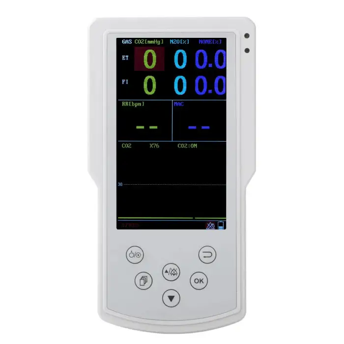 Handheld  anesthesia agent analyzer flow sensor anesthesia gas monitor machine