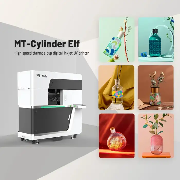 High-End 360 UV Rotary Printer for Tumbler Bottles Machinery