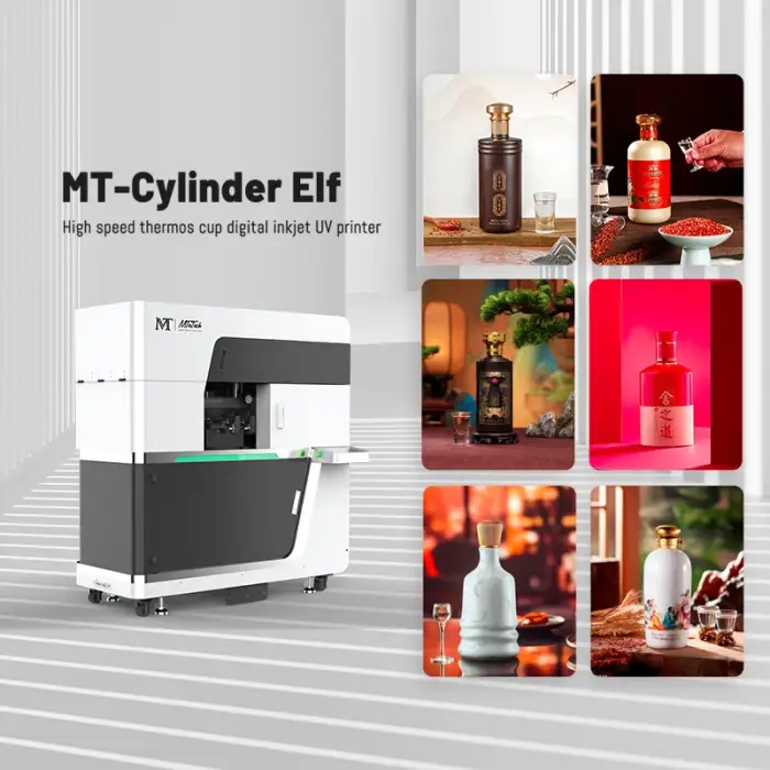 Cylindrical 360 UV Rotary Printer – Precision Printing for Tumblers and Bottles