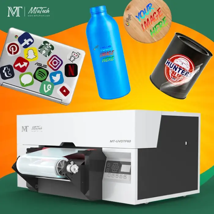 MTuTech 30cm UV DTF Printer Printing Machine for Phone Case ,bottle and Acrylic