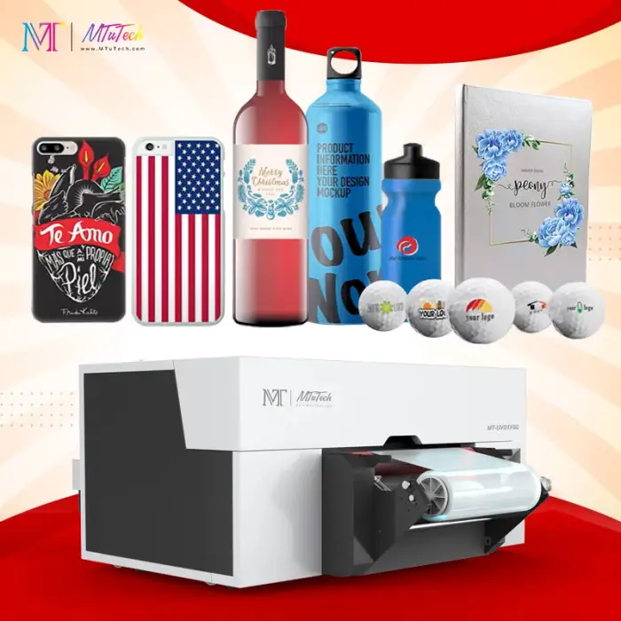 MTuTech 30cm UV DTF Printer Printing Machine for Phone Case ,bottle and Acrylic