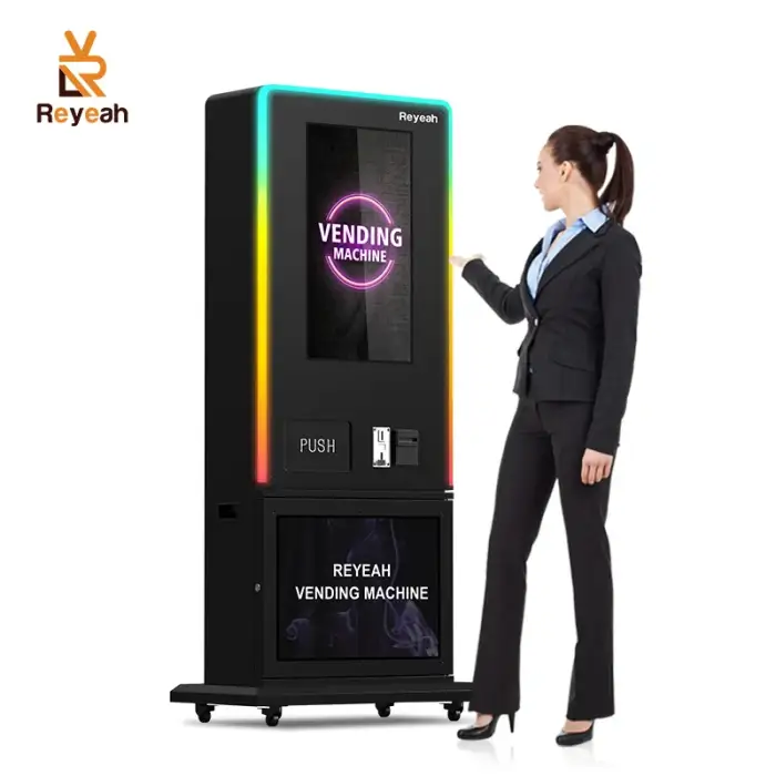 Customized Digital 32" Touch Screen Age Verification Tobacco Combo Vending Machine