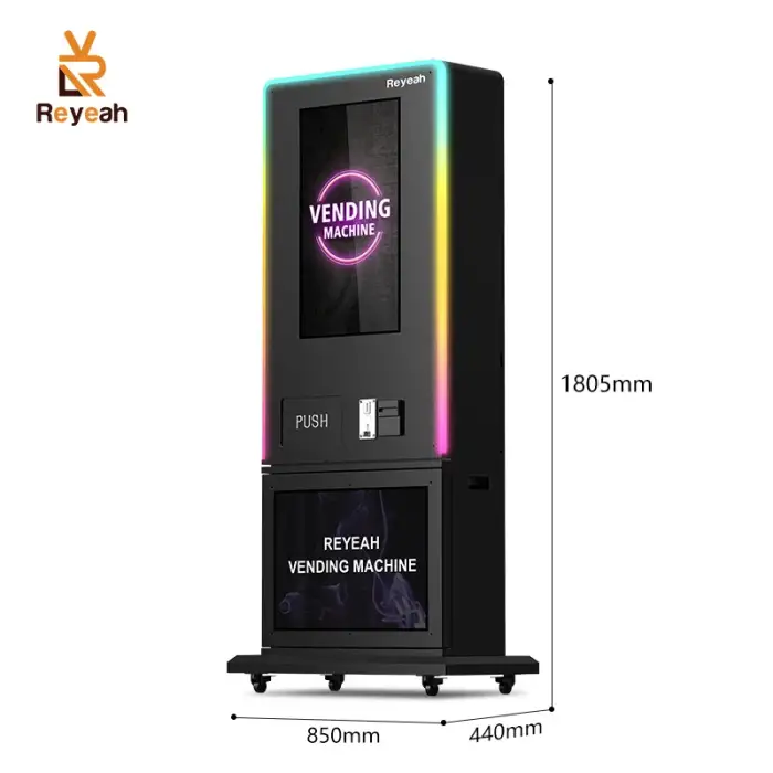 Customized Digital 32" Touch Screen Age Verification Tobacco Combo Vending Machine